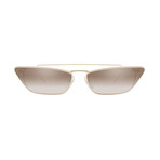 Women's Cat Eye 54US Catwalk Sunglasses // Pale Gold