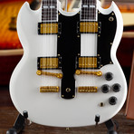 RUSH // Alex Lifeson & Geddy Lee Miniature Guitar Models // Set of 2