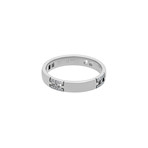 Hermes 18k White Gold Diamond Hercules Ring // Ring Size: 6 // Pre-Owned