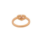 Cartier 18k Rose Gold Sapphire C Heart Ring // Ring Size: 4.75 // Pre-Owned