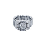 Bulgari 18k White Gold Diamond Ring // Ring Size: 5.5 // Pre-Owned