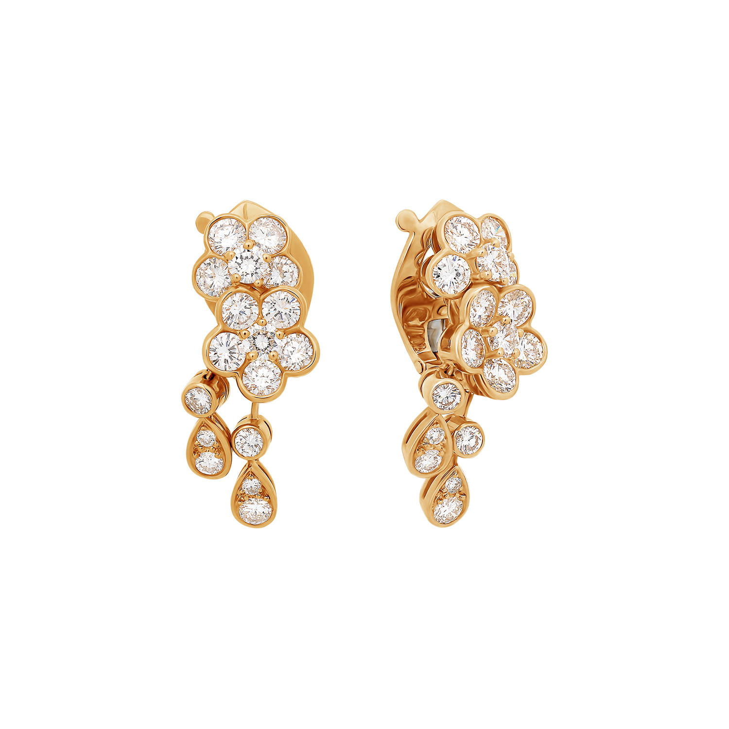Mikimoto 18k Yellow Gold Diamond Earrings // Pre-Owned - Women's Luxury ...