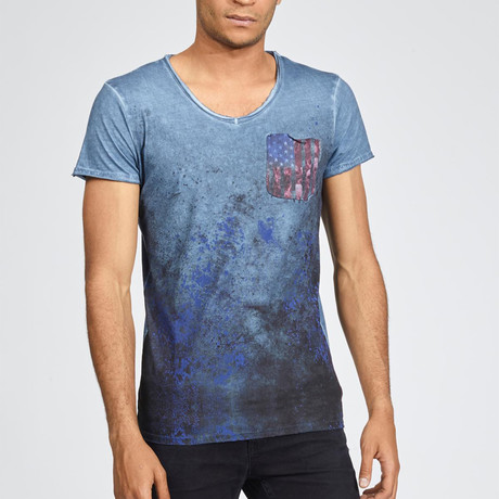 American Pocket T-Shirt // Blue (S)