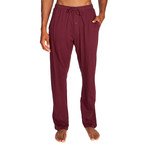 Lightweight Relaxed Fit Lounge Pant // Maroon (M)