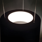 Quantum LED 2-Light Pendant Light // Black