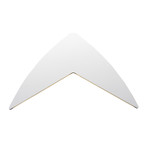 Alumilux 1-Light Wall Sconce // White // Arrow