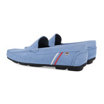 Selines Leather Moccasins // Blue (Euro: 46)
