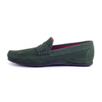 Sonic Suede Moccasin // Green (Euro: 39)