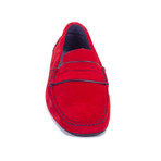 Sitman Suede Moccasin // Red (Euro: 43)