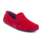 Sitman Suede Moccasin // Red (Euro: 41)