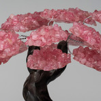 The Wisdom Tree // Genuine Rose Quartz + Amethyst & Calcite Matrix // Custom