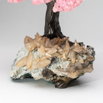 The Wisdom Tree // Genuine Rose Quartz + Calcite Matrix // Custom v.1
