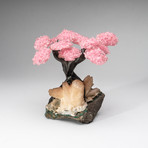 The Wisdom Tree // Genuine Rose Quartz + Calcite Matrix // Custom v.2
