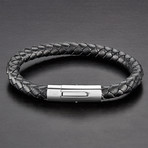 Braided Bracelet // Black // Set of 2