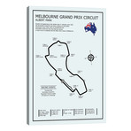 Melbourne GP Circuit // Mark Rogan (26"W x 40"H x 1.5"D)