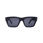 Women's Geometric CL40082F Polarized Sunglasses // Black + Gray