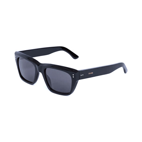 Women's Geometric CL40082F Sunglasses // Black + Gray