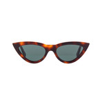 Unisex Cat Eye CL4019IN Sunglasses // Dark Havana + Dark Green