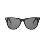 Unisex Oval Wayfarer CL40088I Sunglasses // Black + Gray