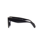 Women's Cat Eye CL4004IS Crystal Sunglasses // Black + Gray Gradient