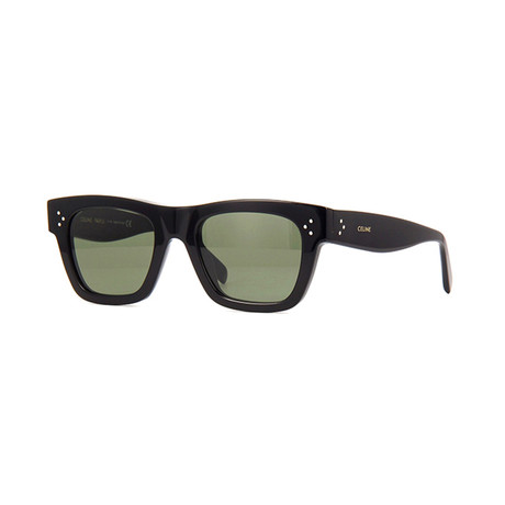 Unisex Rectangular CL4009IN Sunglasses // Black + Green