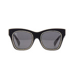 Women's Cat Eye CL4004IS Crystal Sunglasses // Black + Gray Gradient