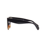 Women's Catherine Cat Eye CL4004IN Sunglasses // Black + Havana + Brown Gradient