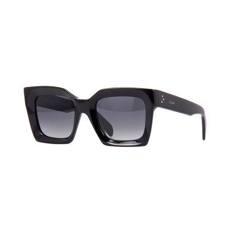 Unisex Squared CL40130I Polarized Sunglasses // Black + Gray