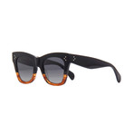 Women's Catherine Cat Eye CL4004IN Polarized Sunglasses // Black + Havana + Gray Gradient