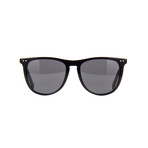 Unisex Geometric Wayfarer CL40138I Sunglasses // Black + Gray