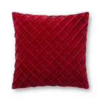 Criss Cross // Red // Pillow (Cover Only)