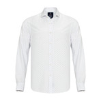 Uso Button-Up Shirt // White + Baby Blue (M)