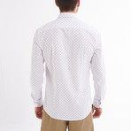 Uso Button-Up Shirt // White + Black (2XL)