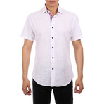 Joseph Short-Sleeve Button-Up Shirt // White (XS)