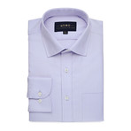 Fine Herringbone Button-Up Shirt // Lavender (M)