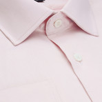 Fine Twill Button-Up Shirt // Pink (M)