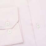 Fine Twill Button-Up Shirt // Pink (M)