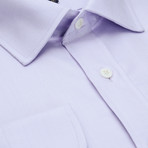 Fine Herringbone Button-Up Shirt // Lavender (S)