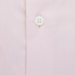 Fine Twill Button-Up Shirt // Pink (XL)