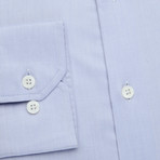 Fine Twill Button-Up Shirt // Blue (S)