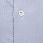 Fine Twill Button-Up Shirt // Blue (S)