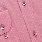 Extreme Cutaway Button-Up Shirt // Salmon (L)