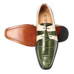 Derby Dress Shoes // Olive Cream (US: 8.5)
