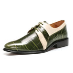 Derby Dress Shoes // Olive Cream (US: 9.5)