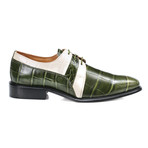 Derby Dress Shoes // Olive Cream (US: 9.5)