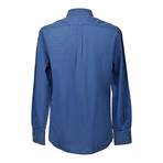 Brunello Cucinelli // Button-Up Shirt // Blue V4 (XS)
