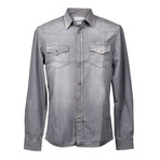 Brunello Cucinelli // Button-Up Shirt // Gray (S)