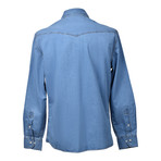 Brunello Cucinelli // Button-Up Shirt // Blue V6 (XS)