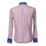 Brunello Cucinelli // Button-Up Shirt // Red + Multicolor V2 (XS)