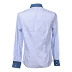 Brunello Cucinelli // Button-Up Shirt // Blue V3 (XS)
